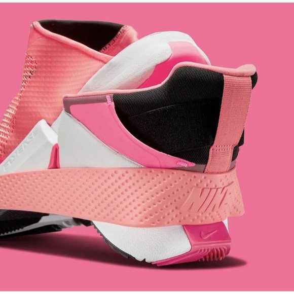 Nike Go FlyEase Pink Gaze Men's Size 11.5 & 13 Easy On Sneakers Shoes DZ4860-600 - Picture 2 of 14